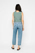 Ginny-Eyelet Gathered Tank